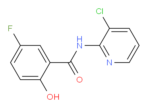 N-(3-chloropyridin-2-yl)-5-fluoro-2-hydroxybenzamide