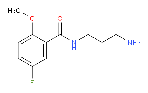 N-(3-aminopropyl)-5-fluoro-2-methoxybenzamide