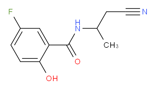 N-(1-cyanopropan-2-yl)-5-fluoro-2-hydroxybenzamide
