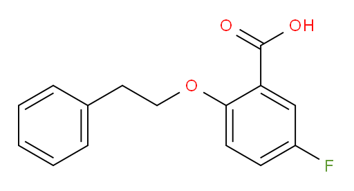 5-fluoro-2-phenethoxybenzoic acid