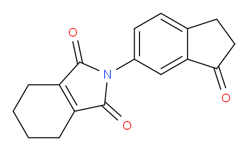 2-(3-oxo-2,3-dihydro-1H-inden-5-yl)-4,5,6,7-tetrahydro-1H-isoindole-1,3(2H)-dione