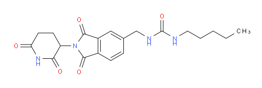 1-((2-(2,6-dioxopiperidin-3-yl)-1,3-dioxoisoindolin-5-yl)methyl)-3-pentylurea