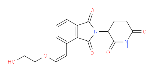 (Z)-2-(2,6-dioxopiperidin-3-yl)-4-(2-(2-hydroxyethoxy)vinyl)isoindoline-1,3-dione
