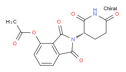 (S)-2-(2,6-dioxopiperidin-3-yl)-1,3-dioxoisoindolin-4-yl acetate