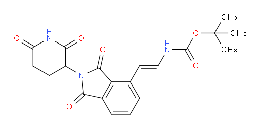 (E)-tert-butyl (2-(2-(2,6-dioxopiperidin-3-yl)-1,3-dioxoisoindolin-4-yl)vinyl)carbamate