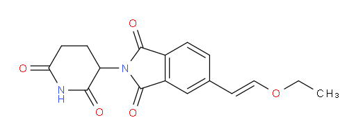 (E)-2-(2,6-dioxopiperidin-3-yl)-5-(2-ethoxyvinyl)isoindoline-1,3-dione