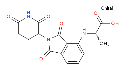 (2S)-2-((2-(2,6-dioxopiperidin-3-yl)-1,3-dioxoisoindolin-4-yl)amino)propanoic acid
