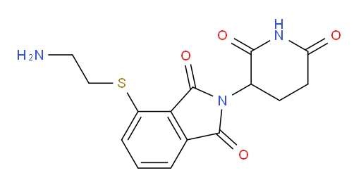 4-((2-aminoethyl)thio)-2-(2,6-dioxopiperidin-3-yl)isoindoline-1,3-dione