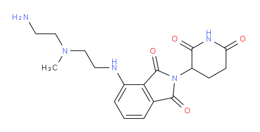 4-((2-((2-aminoethyl)(methyl)amino)ethyl)amino)-2-(2,6-dioxopiperidin-3-yl)isoindoline-1,3-dione