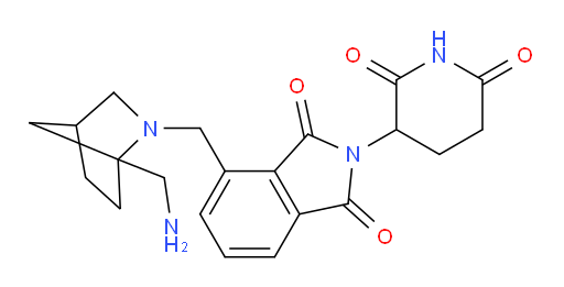 4-((1-(aminomethyl)-2-azabicyclo[2.2.1]heptan-2-yl)methyl)-2-(2,6-dioxopiperidin-3-yl)isoindoline-1,3-dione
