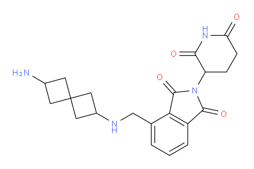 4-(((6-aminospiro[3.3]heptan-2-yl)amino)methyl)-2-(2,6-dioxopiperidin-3-yl)isoindoline-1,3-dione
