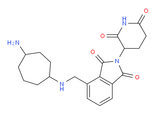 4-(((4-aminocycloheptyl)amino)methyl)-2-(2,6-dioxopiperidin-3-yl)isoindoline-1,3-dione
