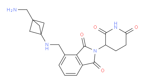 4-(((3-(aminomethyl)bicyclo[1.1.1]pentan-1-yl)amino)methyl)-2-(2,6-dioxopiperidin-3-yl)isoindoline-1,3-dione