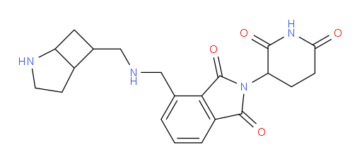 4-(((2-azabicyclo[3.2.0]heptan-6-ylmethyl)amino)methyl)-2-(2,6-dioxopiperidin-3-yl)isoindoline-1,3-dione