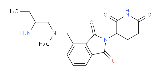 4-(((2-aminobutyl)(methyl)amino)methyl)-2-(2,6-dioxopiperidin-3-yl)isoindoline-1,3-dione