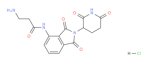 3-amino-N-(2-(2,6-dioxopiperidin-3-yl)-1,3-dioxoisoindolin-4-yl)propanamide hydrochloride