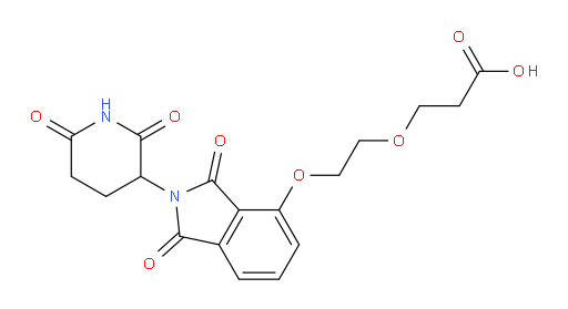 3-(2-((2-(2,6-dioxopiperidin-3-yl)-1,3-dioxoisoindolin-4-yl)oxy)ethoxy)propanoic acid