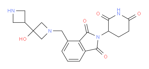 2-(2,6-dioxopiperidin-3-yl)-4-((3-hydroxy-[3,3'-biazetidin]-1-yl)methyl)isoindoline-1,3-dione