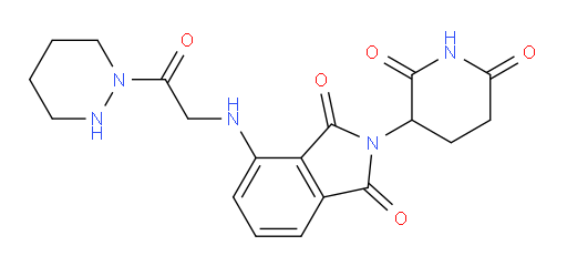 2-(2,6-dioxopiperidin-3-yl)-4-((2-oxo-2-(tetrahydropyridazin-1(2H)-yl)ethyl)amino)isoindoline-1,3-dione