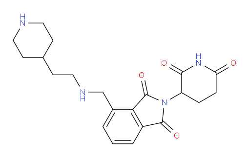 2-(2,6-dioxopiperidin-3-yl)-4-(((2-(piperidin-4-yl)ethyl)amino)methyl)isoindoline-1,3-dione