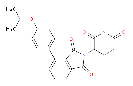 2-(2,6-dioxopiperidin-3-yl)-4-(4-isopropoxyphenyl)isoindoline-1,3-dione