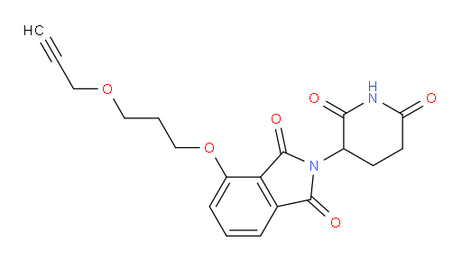 2-(2,6-dioxopiperidin-3-yl)-4-(3-(prop-2-yn-1-yloxy)propoxy)isoindoline-1,3-dione