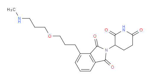 2-(2,6-dioxopiperidin-3-yl)-4-(3-(3-(methylamino)propoxy)propyl)isoindoline-1,3-dione
