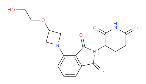 2-(2,6-dioxopiperidin-3-yl)-4-(3-(2-hydroxyethoxy)azetidin-1-yl)isoindoline-1,3-dione