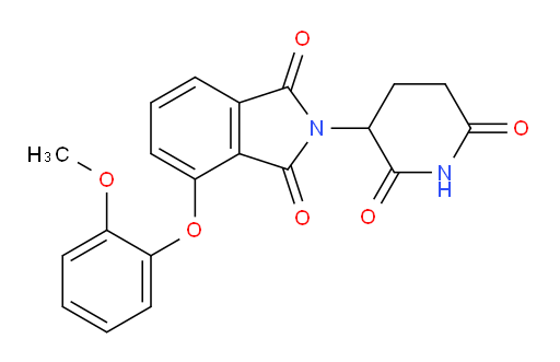 2-(2,6-dioxopiperidin-3-yl)-4-(2-methoxyphenoxy)isoindoline-1,3-dione