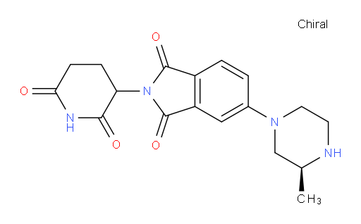 2-(2,6-dioxopiperidin-3-yl)-5-((S)-3-methylpiperazin-1-yl)isoindoline-1,3-dione