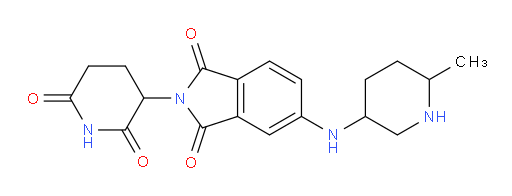 2-(2,6-dioxopiperidin-3-yl)-5-((6-methylpiperidin-3-yl)amino)isoindoline-1,3-dione