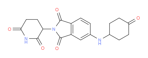 2-(2,6-dioxopiperidin-3-yl)-5-((4-oxocyclohexyl)amino)isoindoline-1,3-dione