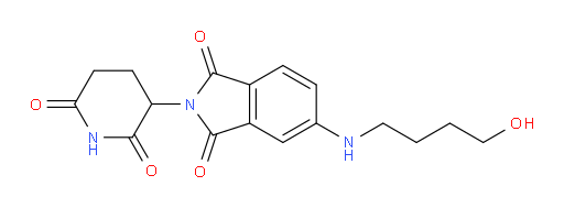 2-(2,6-dioxopiperidin-3-yl)-5-((4-hydroxybutyl)amino)isoindoline-1,3-dione
