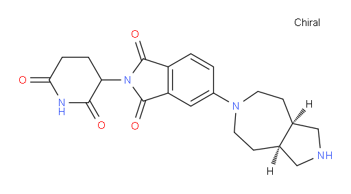 2-(2,6-dioxopiperidin-3-yl)-5-((3aR,8aS)-octahydropyrrolo[3,4-d]azepin-6(2H)-yl)isoindoline-1,3-dione