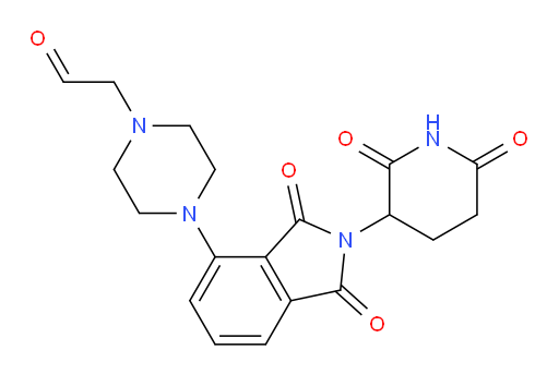 2-(4-(2-(2,6-dioxopiperidin-3-yl)-1,3-dioxoisoindolin-4-yl)piperazin-1-yl)acetaldehyde