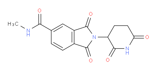 2-(2,6-dioxopiperidin-3-yl)-N-methyl-1,3-dioxoisoindoline-5-carboxamide