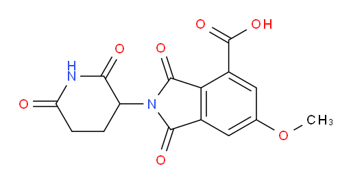 2-(2,6-dioxopiperidin-3-yl)-6-methoxy-1,3-dioxoisoindoline-4-carboxylic acid