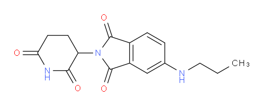 2-(2,6-dioxopiperidin-3-yl)-5-(propylamino)isoindoline-1,3-dione