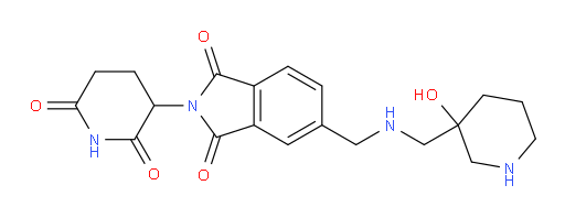 2-(2,6-dioxopiperidin-3-yl)-5-((((3-hydroxypiperidin-3-yl)methyl)amino)methyl)isoindoline-1,3-dione