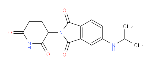 2-(2,6-dioxopiperidin-3-yl)-5-(isopropylamino)isoindoline-1,3-dione