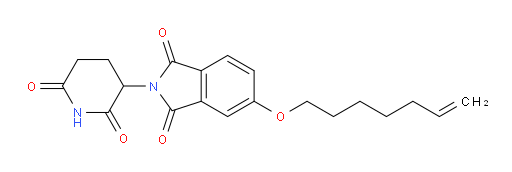 2-(2,6-dioxopiperidin-3-yl)-5-(hept-6-en-1-yloxy)isoindoline-1,3-dione