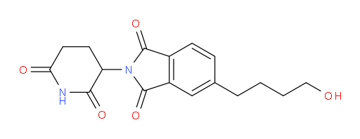 2-(2,6-dioxopiperidin-3-yl)-5-(4-hydroxybutyl)isoindoline-1,3-dione