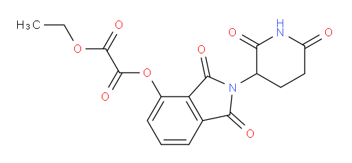 2-(2,6-dioxopiperidin-3-yl)-1,3-dioxoisoindolin-4-yl ethyl oxalate