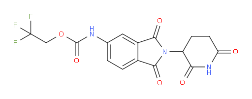 2,2,2-trifluoroethyl (2-(2,6-dioxopiperidin-3-yl)-1,3-dioxoisoindolin-5-yl)carbamate