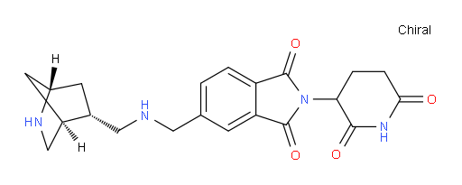 5-((((1R,4S,5S)-2-azabicyclo[2.2.1]heptan-5-ylmethyl)amino)methyl)-2-(2,6-dioxopiperidin-3-yl)isoindoline-1,3-dione