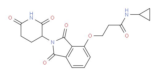 N-cyclopropyl-3-((2-(2,6-dioxopiperidin-3-yl)-1,3-dioxoisoindolin-4-yl)oxy)propanamide