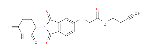 N-(but-3-yn-1-yl)-2-((2-(2,6-dioxopiperidin-3-yl)-1,3-dioxoisoindolin-5-yl)oxy)acetamide