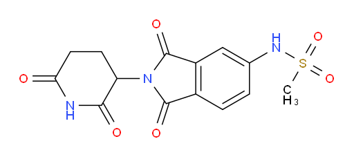 N-(2-(2,6-dioxopiperidin-3-yl)-1,3-dioxoisoindolin-5-yl)methanesulfonamide