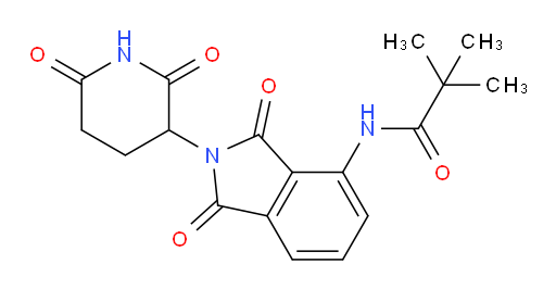 N-(2-(2,6-dioxopiperidin-3-yl)-1,3-dioxoisoindolin-4-yl)pivalamide