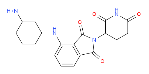 4-((3-aminocyclohexyl)amino)-2-(2,6-dioxopiperidin-3-yl)isoindoline-1,3-dione